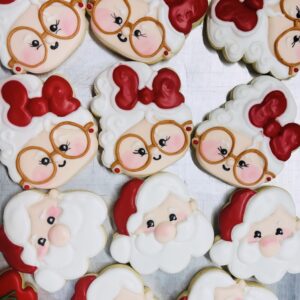 Mr. & Mrs. Claus Cookie Set